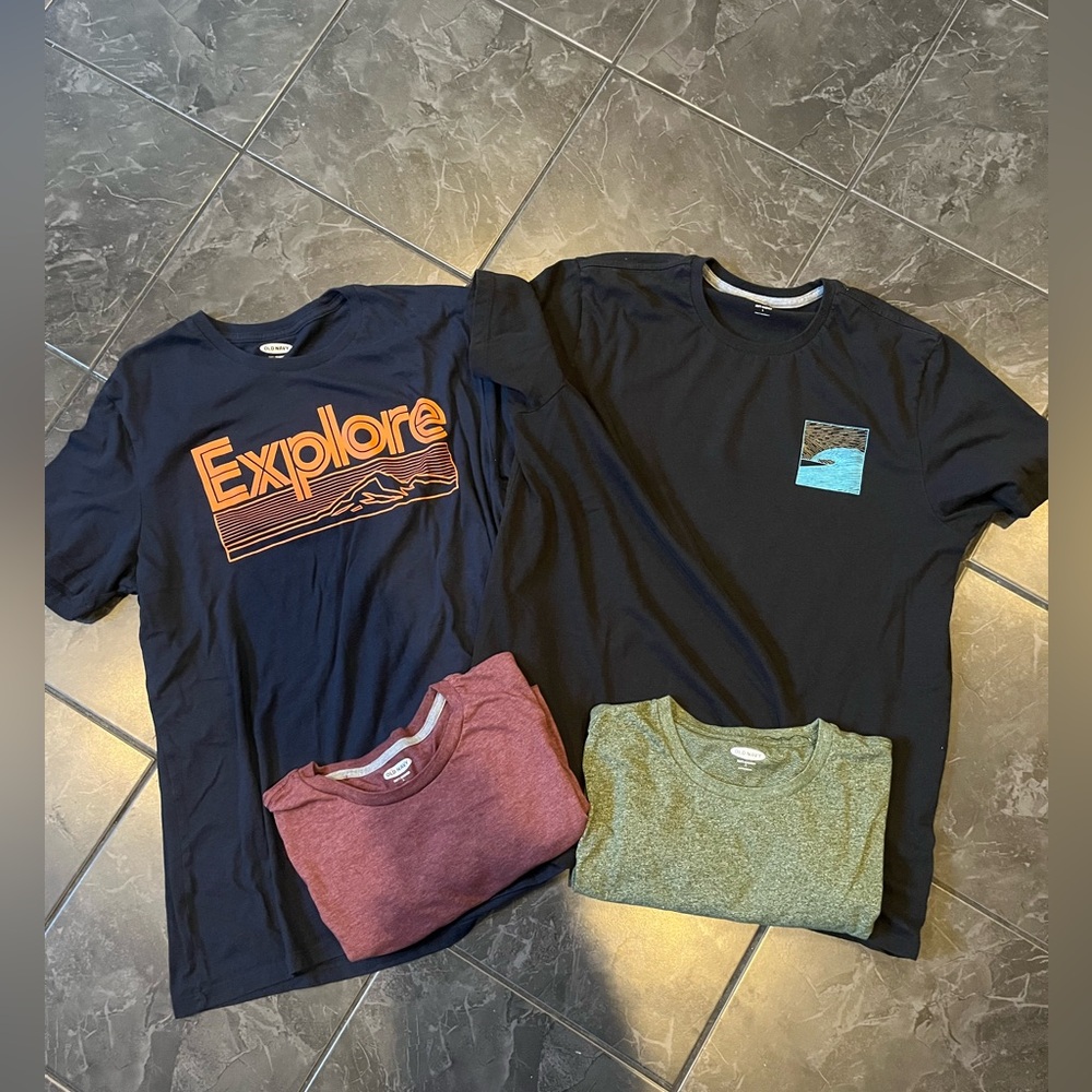 4 old navy shirts bundle
